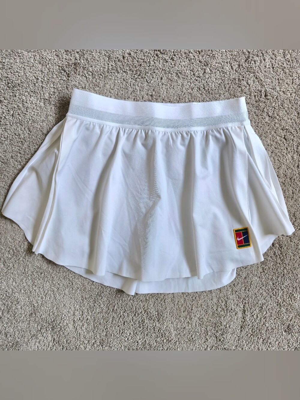 Nike Court Slam Ace Dri-FIT Tennis Skirt Skort Women's Size Medium Green White